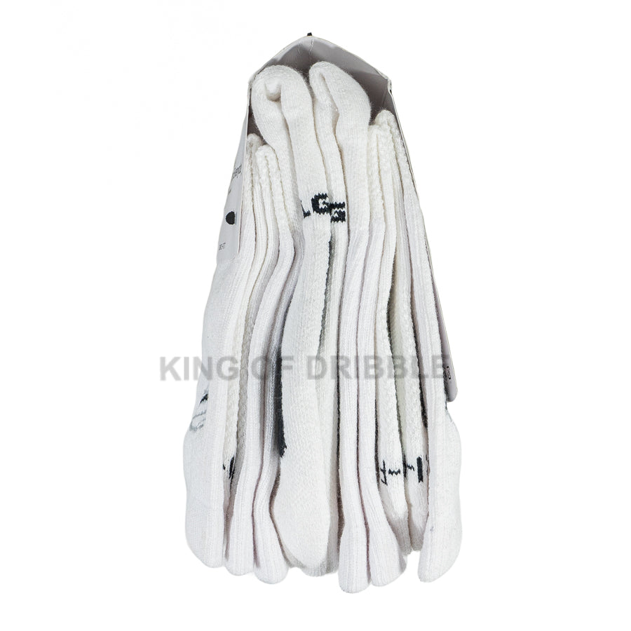 KING OF DRIBBLE Kaos Kaki Basket Nike Crew Everyday Basketball (3 Pairs) DA2123-100 Original