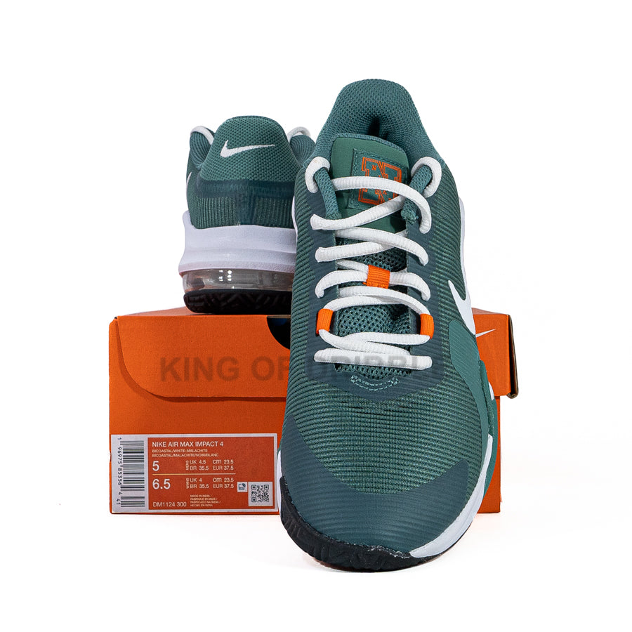 KING OF DRIBBLE Sepatu Basket Anak Nike Air Max Impact 4 DM1124-300 Original