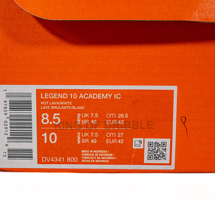 KING OF DRIBBLE Sepatu Futsal Nike Legend 10 Academy IC DV4341-800 Original