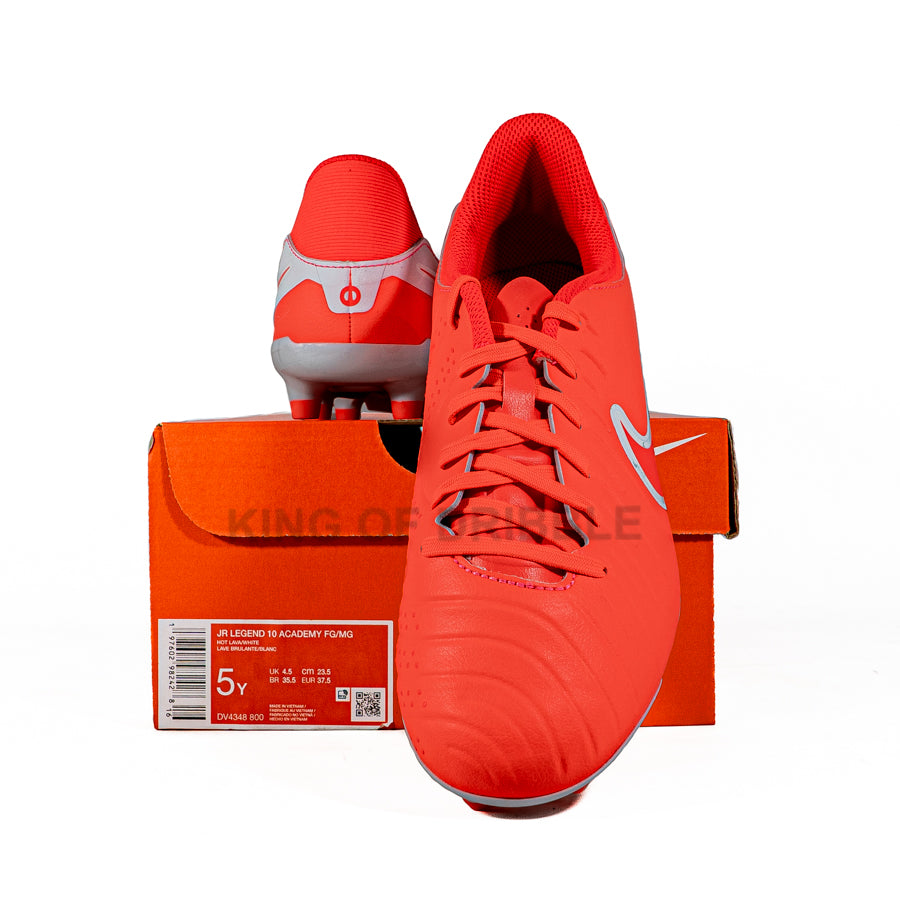 KING OF DRIBBLE Sepatu Bola Anak Nike JR Legend 10 Academy FG/MG DV4348-800 Original