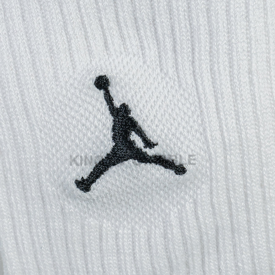 KING OF DRIBBLE Kaos Kaki Basket Nike Jordan Everyday Cush Poly Crew (3 Pairs) DX9632-100 Original