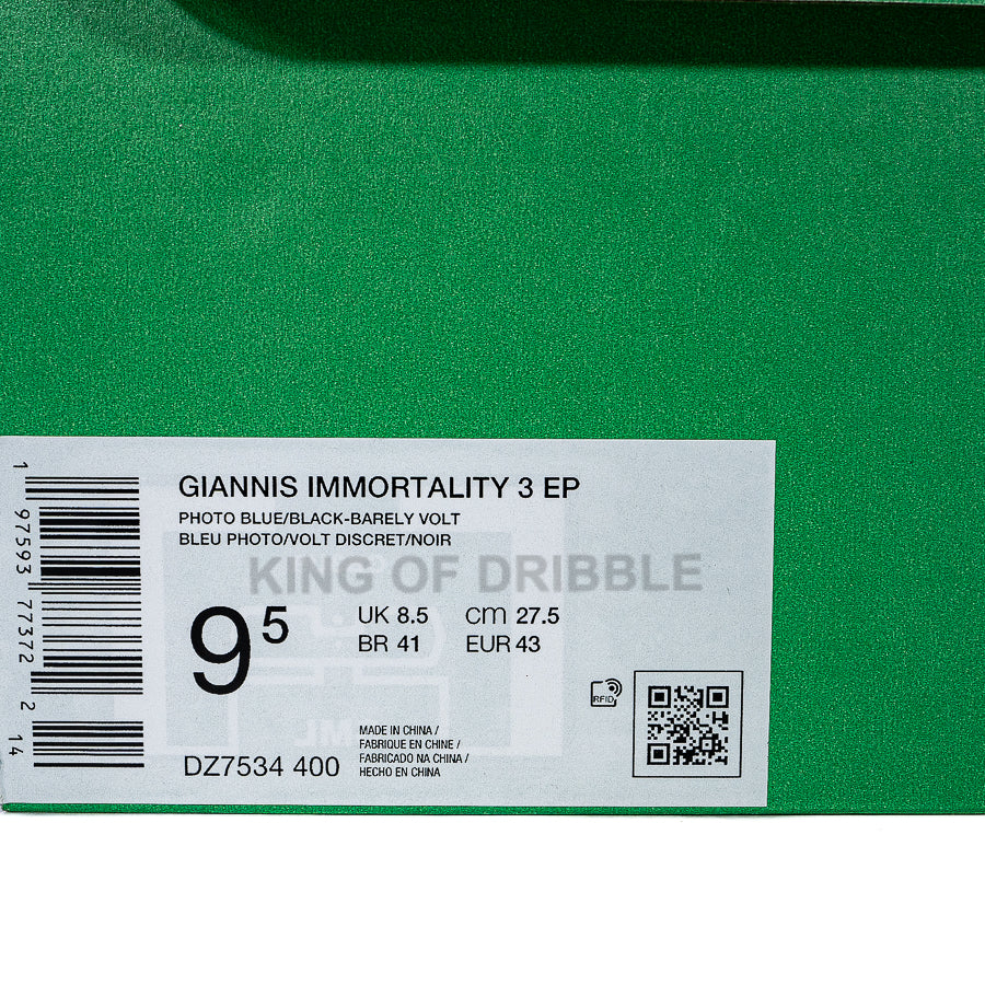 Sepatu Basket Nike Giannis Immortality 3 EP DZ7534-400 Original BNIB