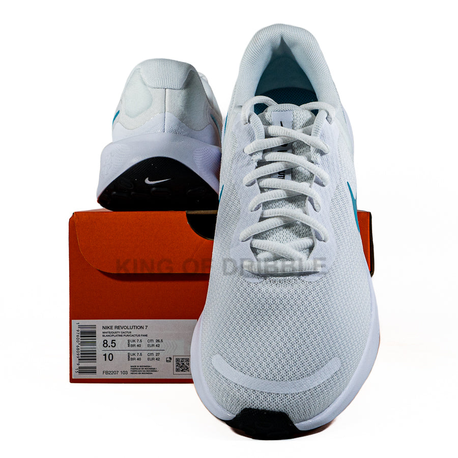 KING OF DRIBBLE Sepatu Running/Lari Nike Revolution 7 FB2207-103 Original