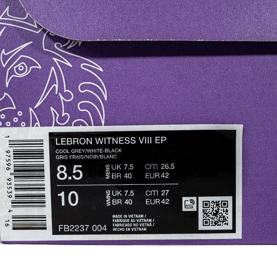 KING OF DRIBBLE Sepatu Basket Nike Lebron Witness VIII EP FB2237-004 Original