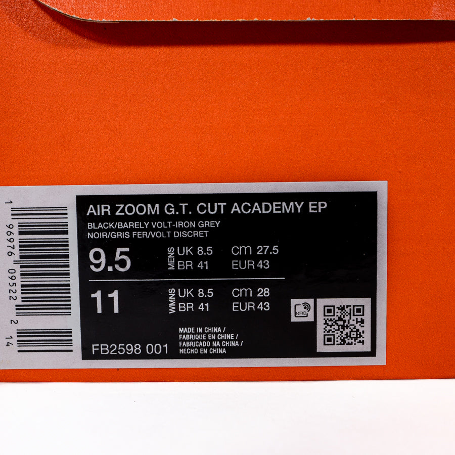 Sepatu Basket Nike Air Zoom G.T. Cut Academy EP FB2598-001 Original BNIB