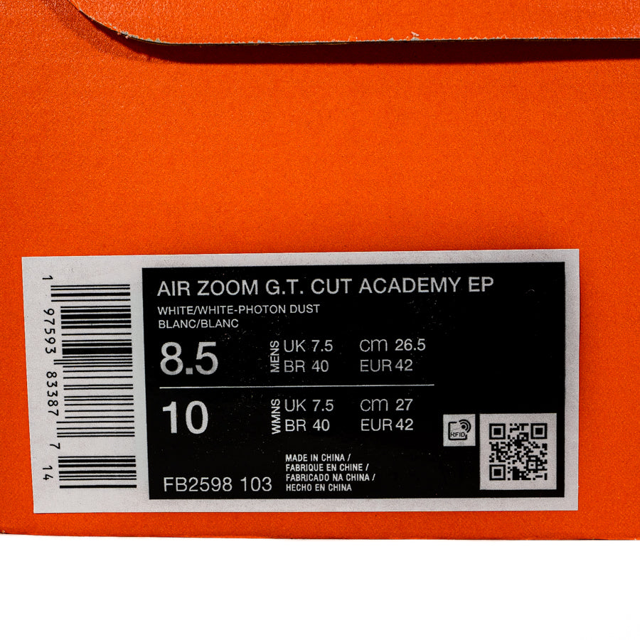 Sepatu Basket Nike Air Zoom G.T. Cut Academy EP FB2598-103 Original BNIB
