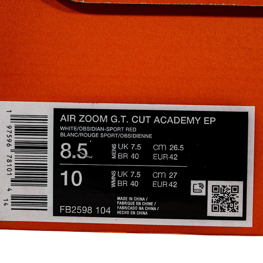 KING OF DRIBBLE Sepatu Basket Nike Air Zoom G.T. Cut Academy EP FB2598-104 Original
