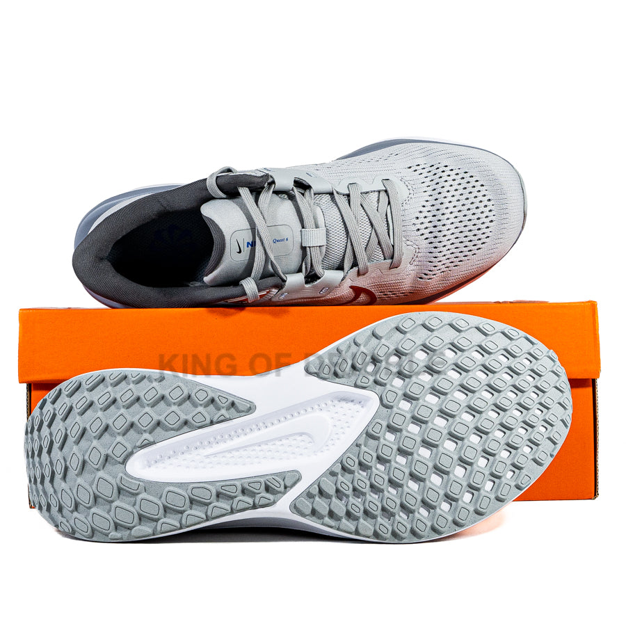 KING OF DRIBBLE Sepatu Running/Lari Nike Quest 6 FD6033-004 Original