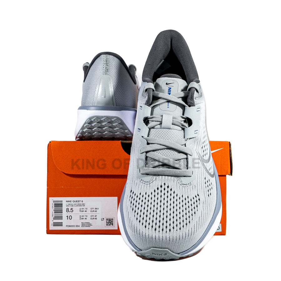 KING OF DRIBBLE Sepatu Running/Lari Nike Quest 6 FD6033-004 Original