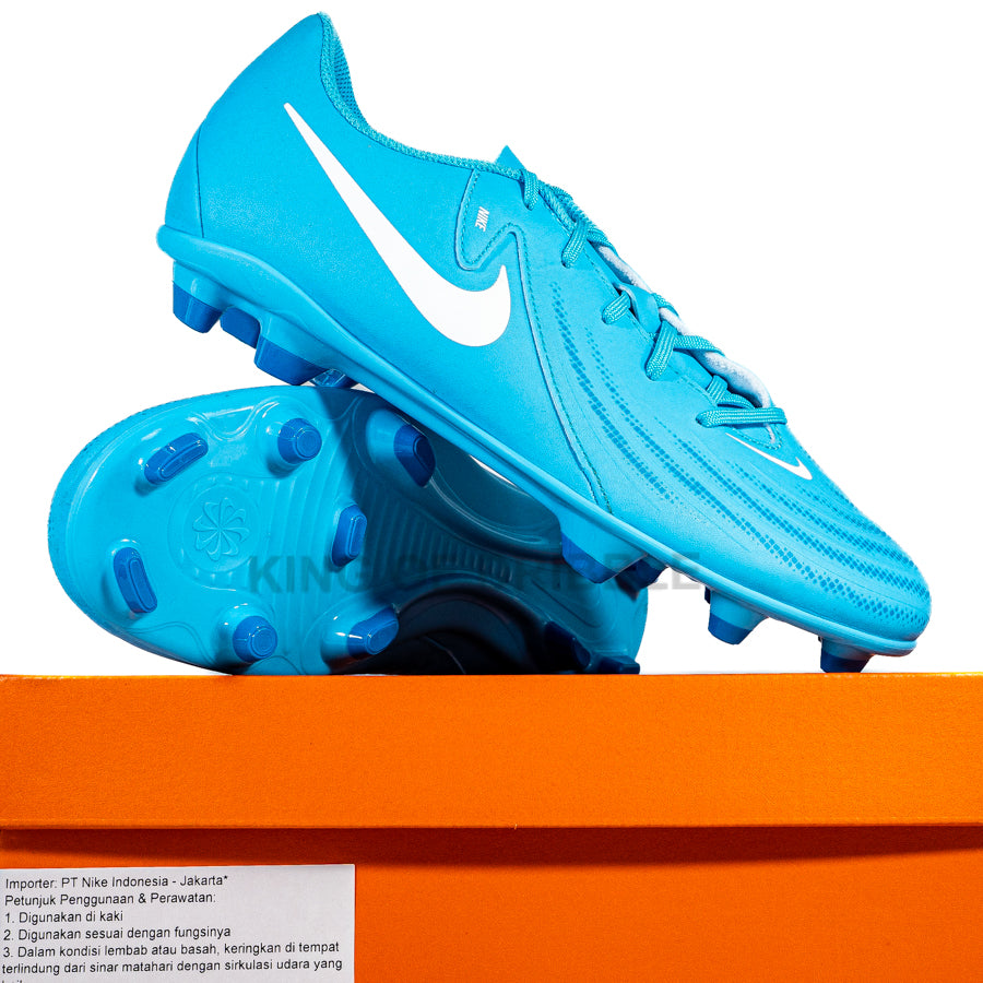 KING OF DRIBBLE Sepatu Bola Nike Phantom GX 2 Club FG/MG FJ2557-400 Original