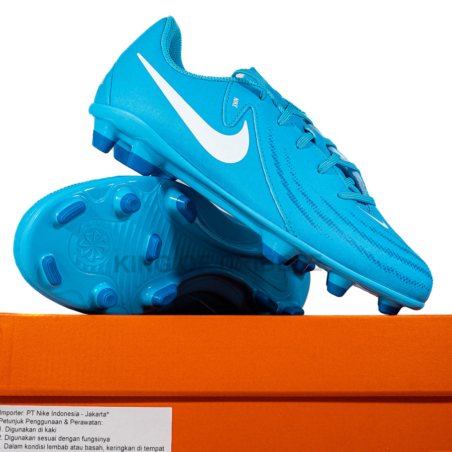 KING OF DRIBBLE Sepatu Bola Anak Nike JR Phantom GX II Club FG/MG FJ2600-400 Original
