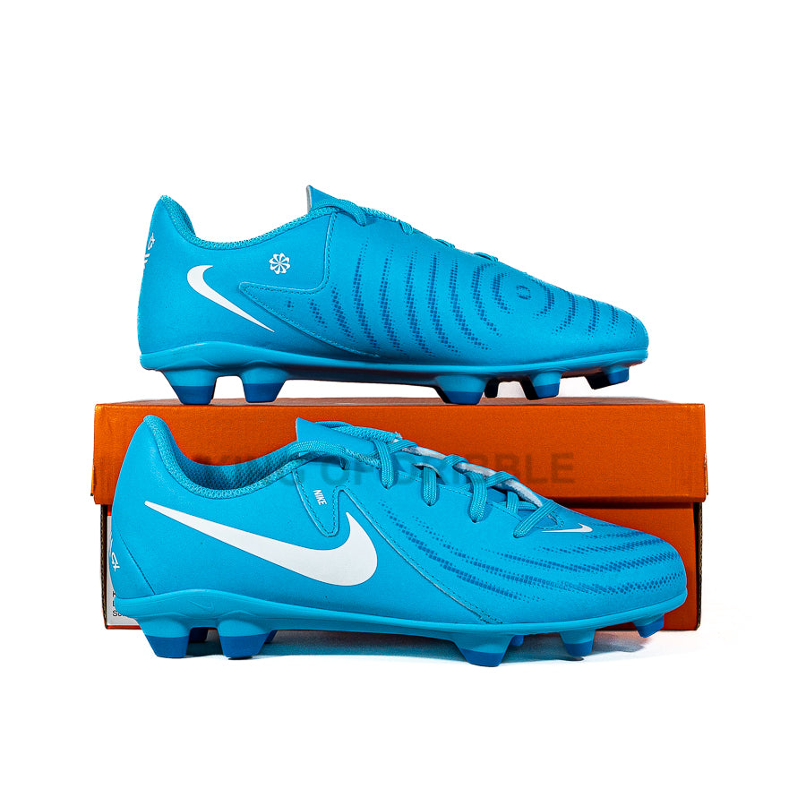 KING OF DRIBBLE Sepatu Bola Anak Nike JR Phantom GX II Club FG/MG FJ2600-400 Original
