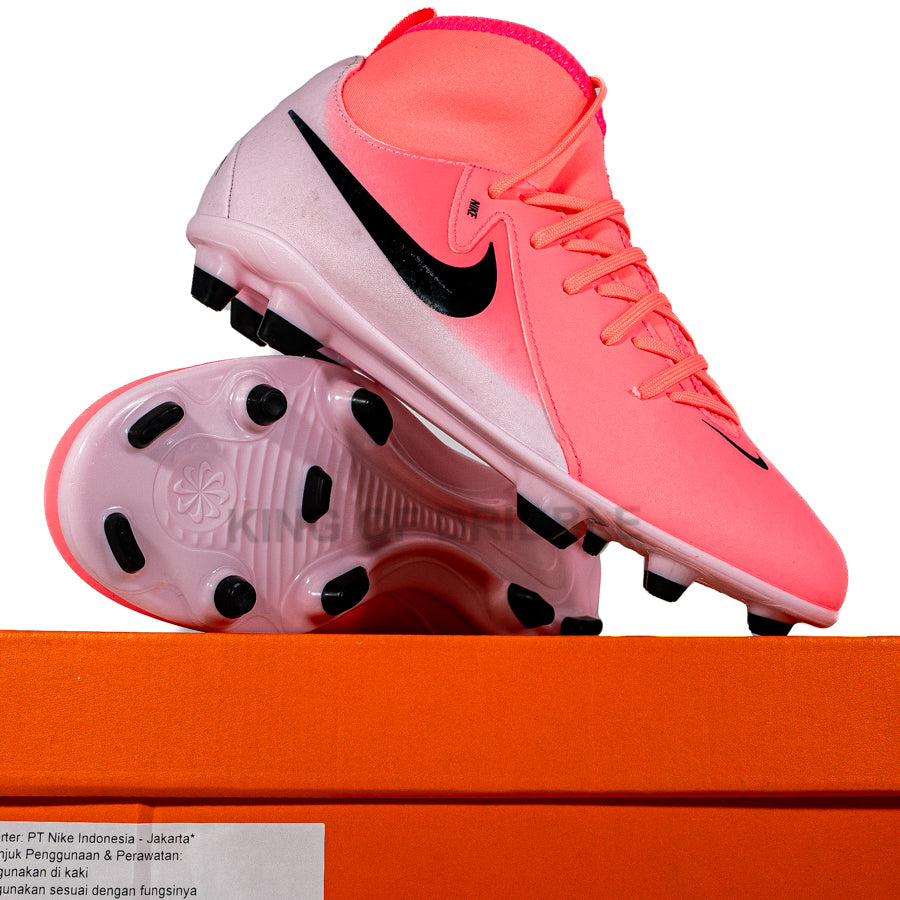 KING OF DRIBBLE Sepatu Bola Anak Nike JR Phantom Luna II Club FG/MG FJ2601-600 Original