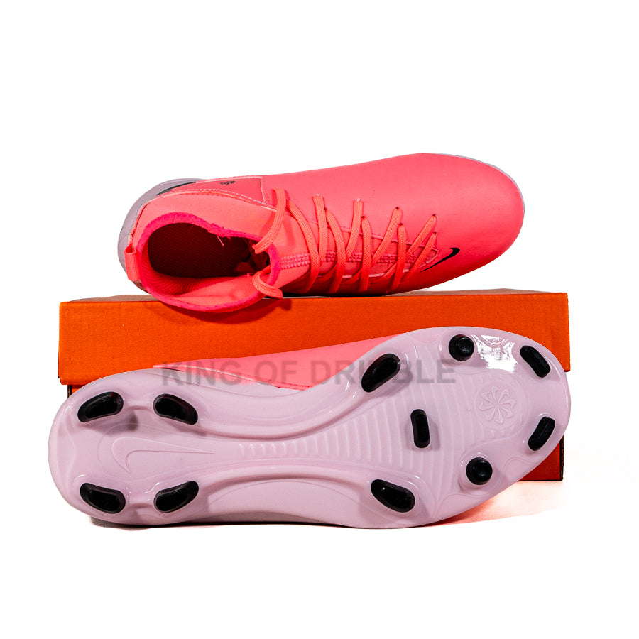 KING OF DRIBBLE Sepatu Bola Anak Nike JR Phantom Luna II Club FG/MG FJ2601-600 Original