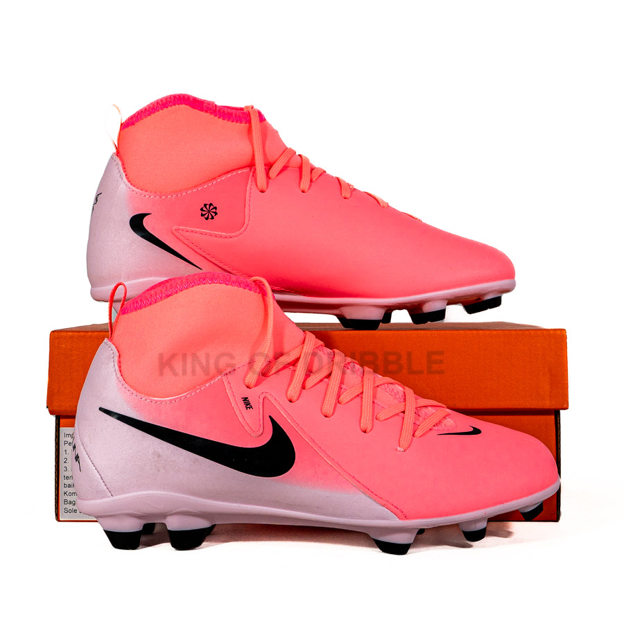 KING OF DRIBBLE Sepatu Bola Anak Nike JR Phantom Luna II Club FG/MG FJ2601-600 Original
