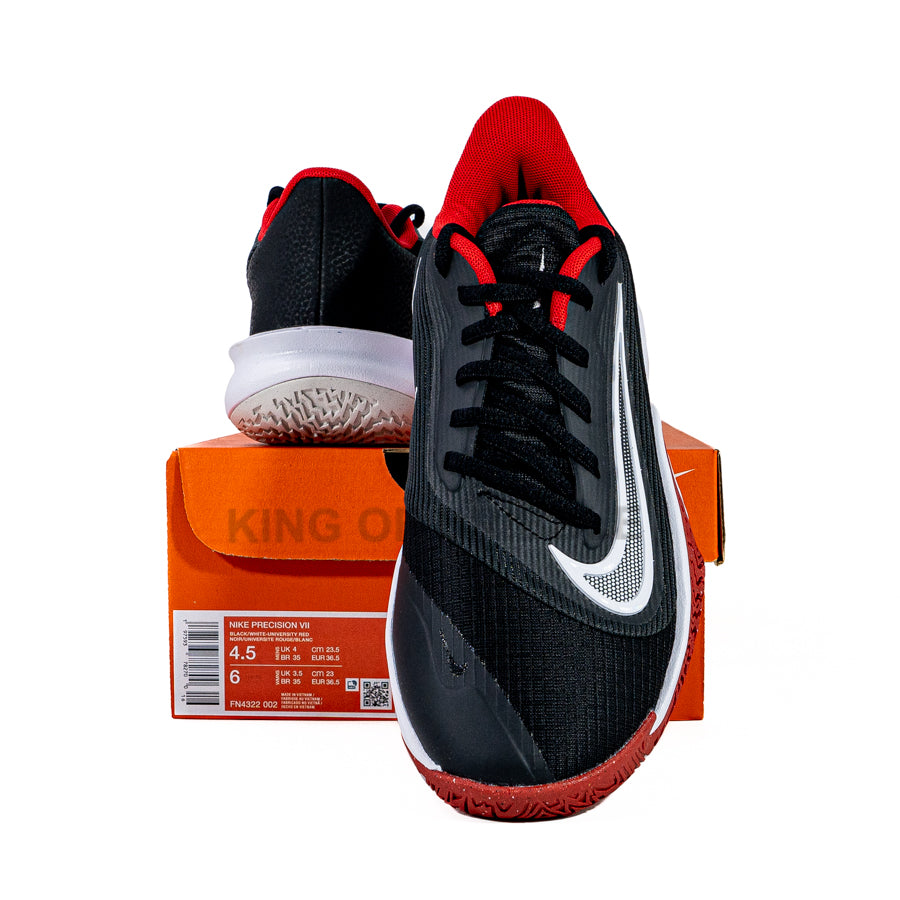 KING OF DRIBBLE Sepatu Basket Anak Nike Precision VII FN4322-002 Original