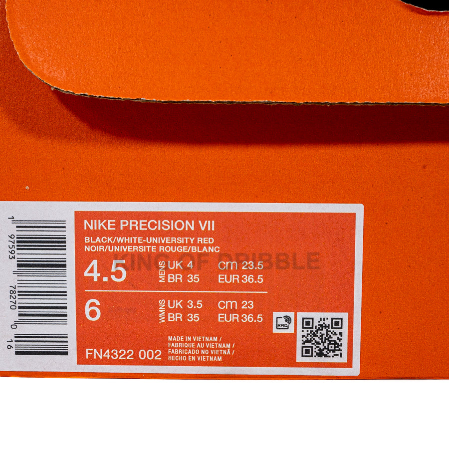 KING OF DRIBBLE Sepatu Basket Anak Nike Precision VII FN4322-002 Original