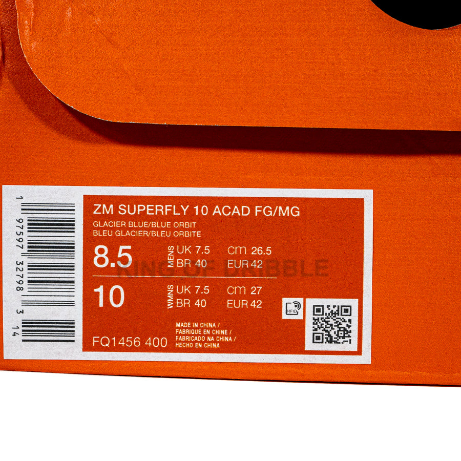 KING OF DRIBBLE Sepatu Bola Nike ZM Superfly 10 Academy FG/MG FQ1456-400 Original