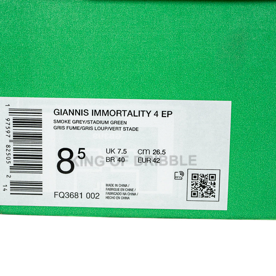 KING OF DRIBBLE Sepatu Basket Nike Giannis Immortality 4 EP FQ3681-002 Original
