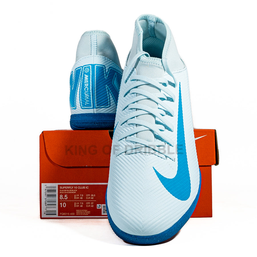 KING OF DRIBBLE Sepatu Futsal Nike Superfly 10 Club IC FQ8315-400 Original