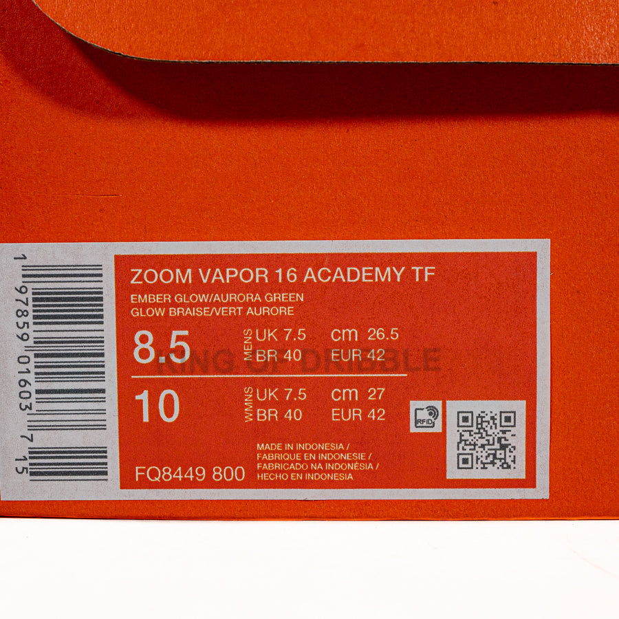 KING OF DRIBBLE Sepatu Mini Soccer Nike Zoom Vpr 16 Academy Tf FQ8449-800 Original