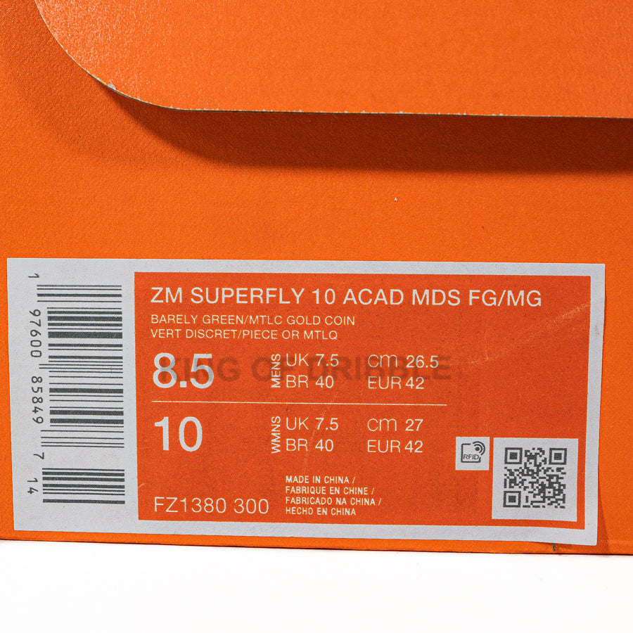 KING OF DRIBBLE Sepatu Bola Nike ZM Superfly 10 Academy MDS FG/MG FZ1380-300 Original