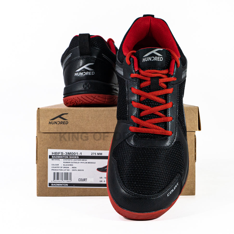 KING OF DRIBBLE Sepatu Badminton/Bulu Tangkis Hundred Court HBFS-3M001-1 Original