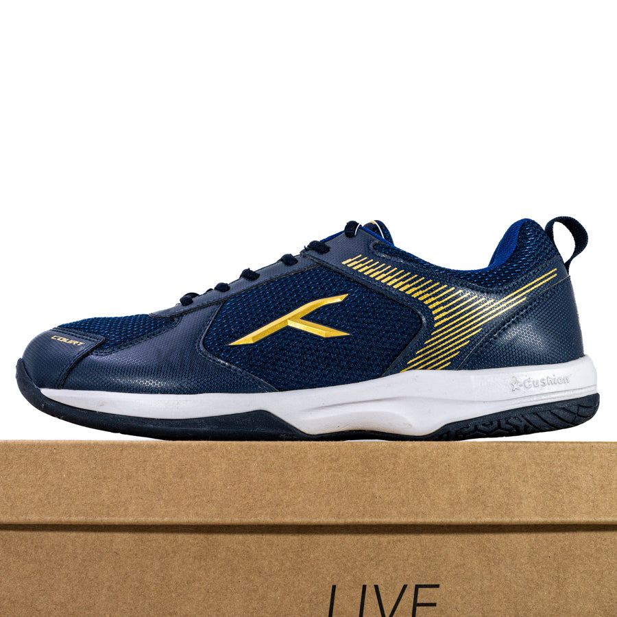 KING OF DRIBBLE Sepatu Badminton/Bulu Tangkis Hundred Court HBFS-3M001-3 Original