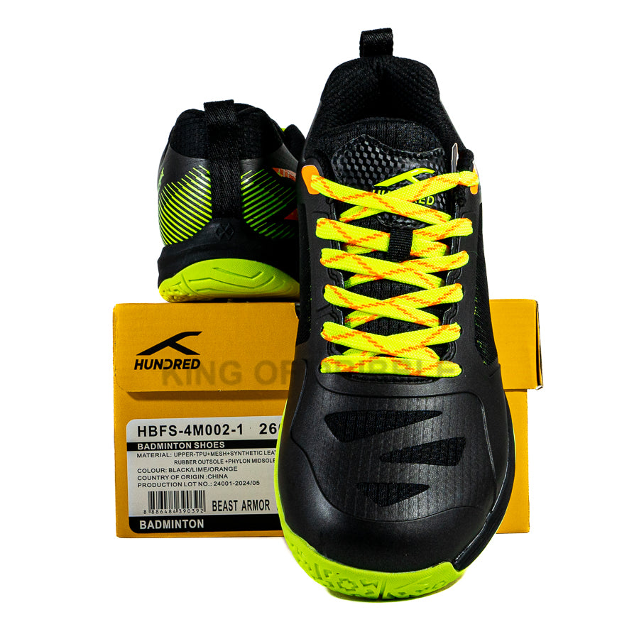 KING OF DRIBBLE Sepatu Badminton/Bulu Tangkis Hundred Beast Armor HBFS-4M002-1 Original