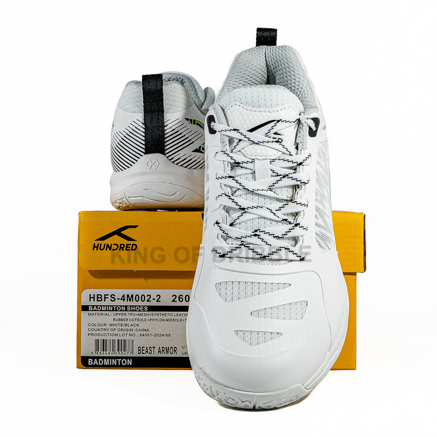 KING OF DRIBBLE Sepatu Badminton/Bulu Tangkis Hundred Beast Armor HBFS-4M002-2 Original