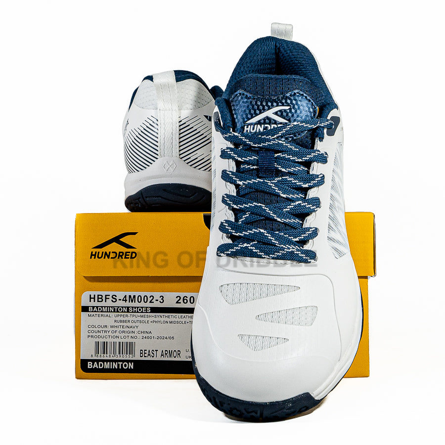 KING OF DRIBBLE Sepatu Badminton/Bulu Tangkis Hundred Beast Armor HBFS-4M002-3 Original