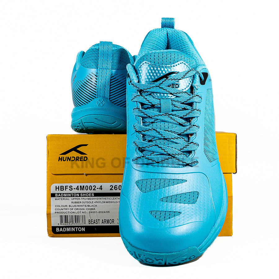 KING OF DRIBBLE Sepatu Badminton/Bulu Tangkis Hundred Beast Armor HBFS-4M002-4 Original