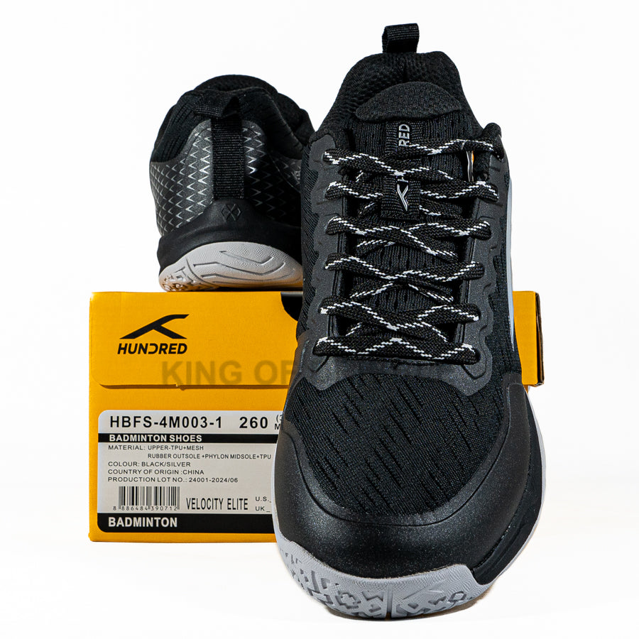 KING OF DRIBBLE Sepatu Badminton/Bulu Tangkis Hundred Velocity Elite HBFS-4M003-1 Original