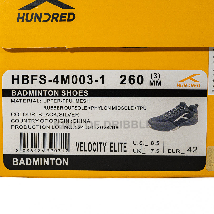 KING OF DRIBBLE Sepatu Badminton/Bulu Tangkis Hundred Velocity Elite HBFS-4M003-1 Original