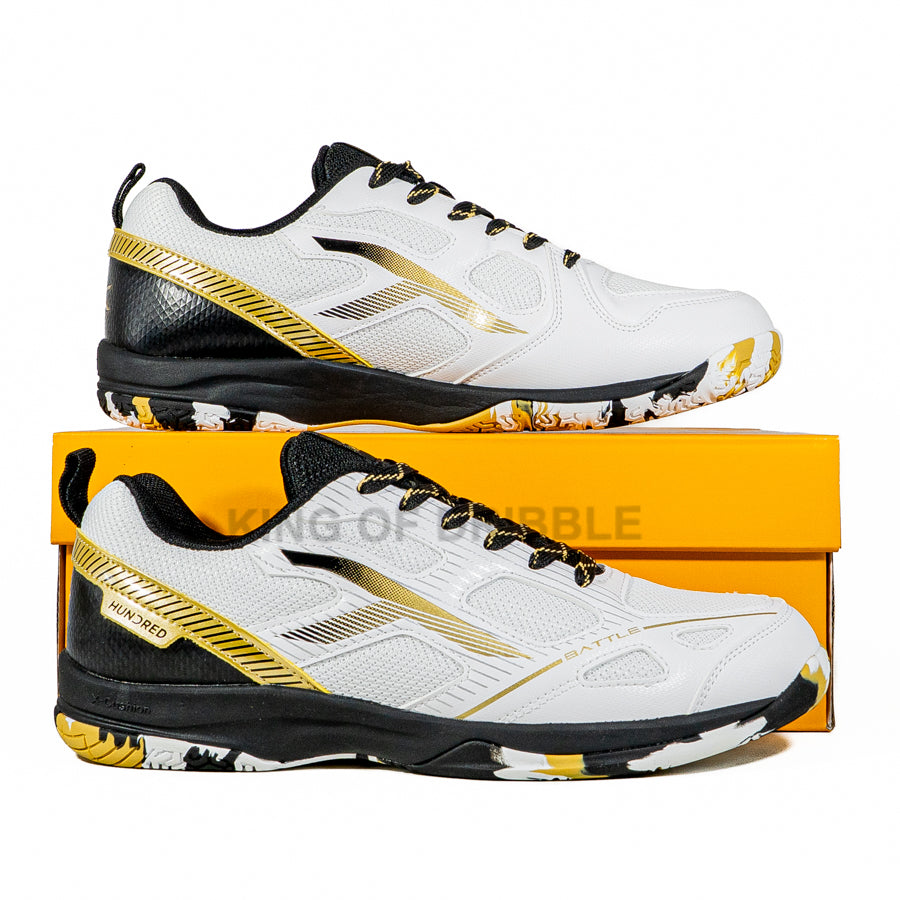 KING OF DRIBBLE Sepatu Badminton/Bulu Tangkis Hundred Battle HBFS-4M112-2 Original