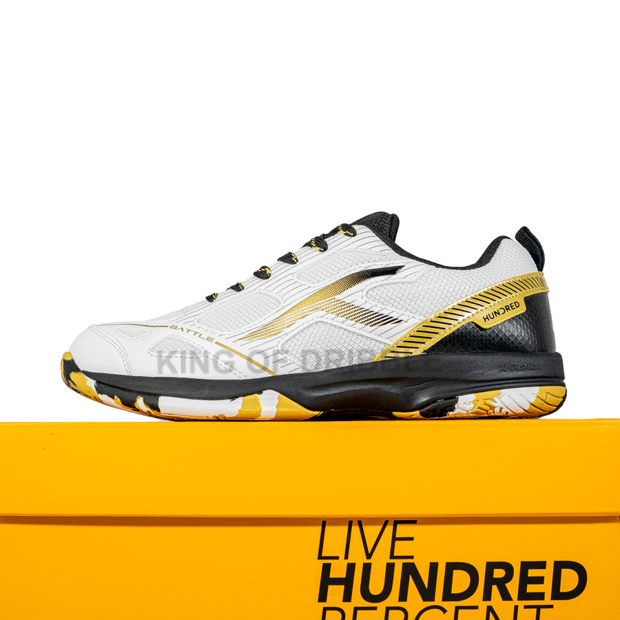 KING OF DRIBBLE Sepatu Badminton/Bulu Tangkis Anak Hundred Battle HBFS-4M112-2 Original