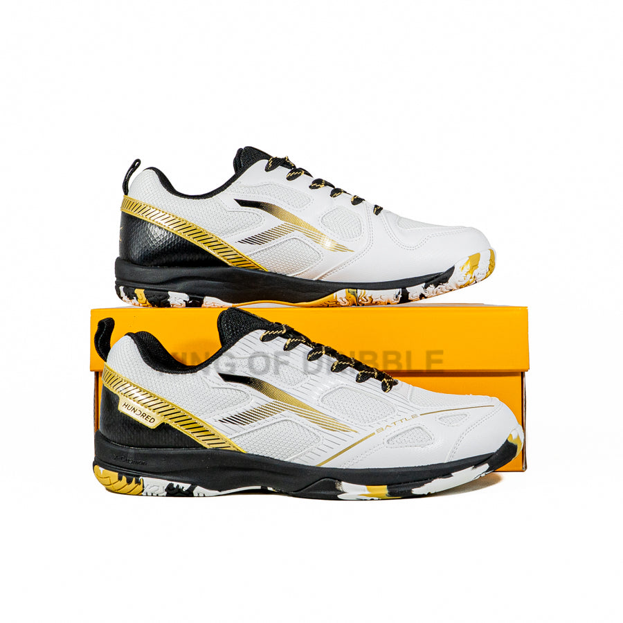 KING OF DRIBBLE Sepatu Badminton/Bulu Tangkis Anak Hundred Battle HBFS-4M112-2 Original