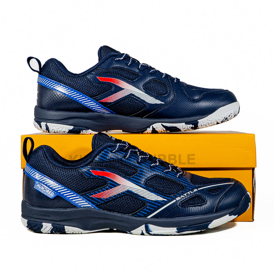KING OF DRIBBLE Sepatu Badminton/Bulu Tangkis Hundred Battle HBFS-4M112-3 Original