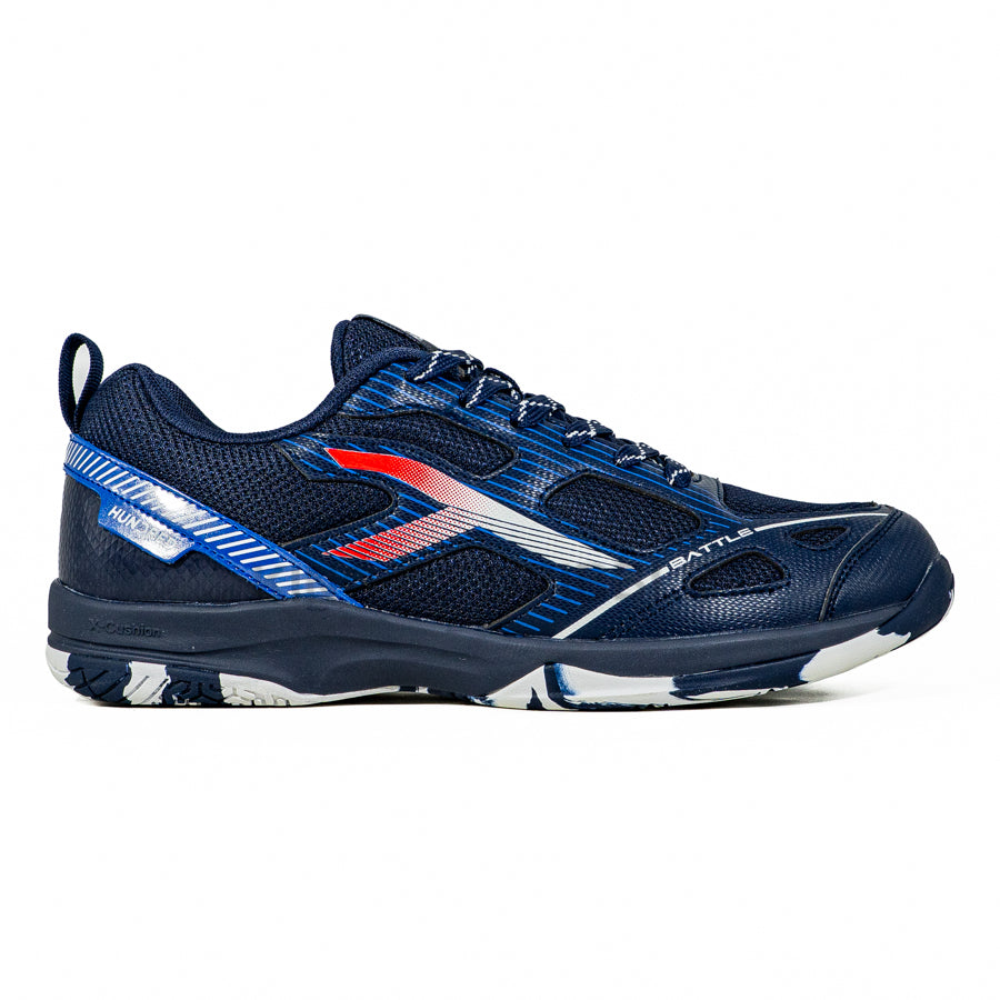 KING OF DRIBBLE Sepatu Badminton/Bulu Tangkis Hundred Battle HBFS-4M112-3 Original