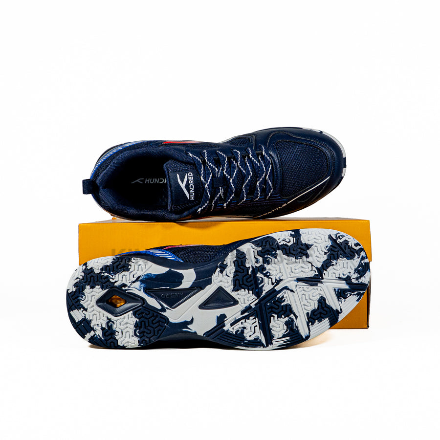 KING OF DRIBBLE Sepatu Badminton/Bulu Tangkis Anak Hundred Battle HBFS-4M112-3 Original