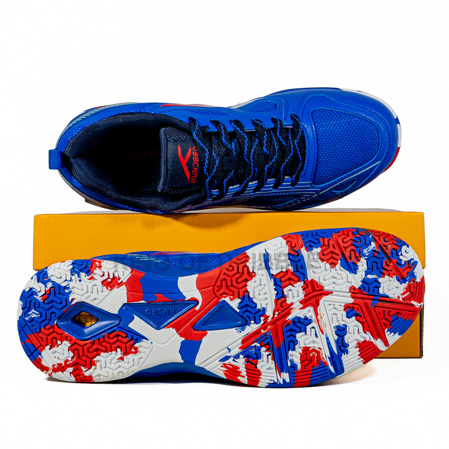 KING OF DRIBBLE Sepatu Badminton/Bulu Tangkis Hundred Battle HBFS-4M112-4 Original