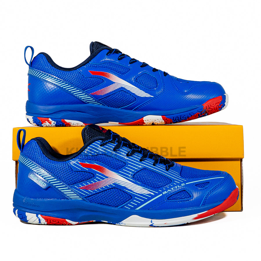 KING OF DRIBBLE Sepatu Badminton/Bulu Tangkis Hundred Battle HBFS-4M112-4 Original