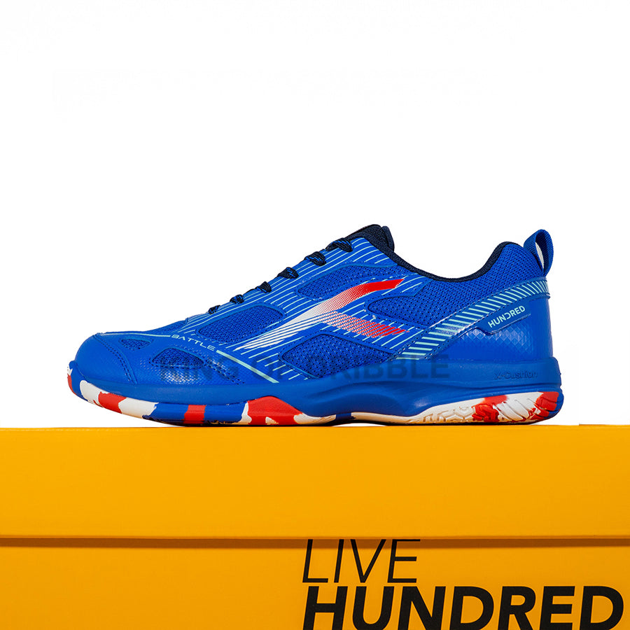 KING OF DRIBBLE Sepatu Badminton/Bulu Tangkis Anak Hundred Battle HBFS-4M112-4 Original