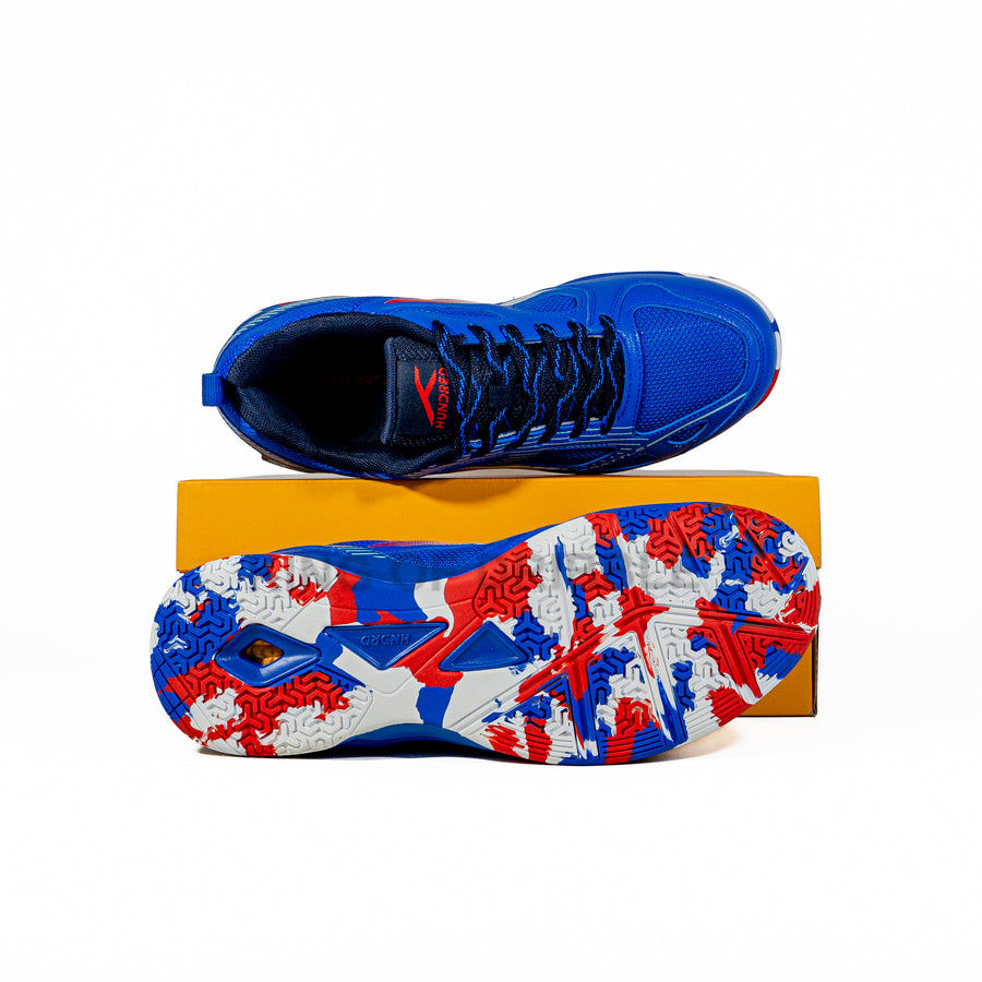 KING OF DRIBBLE Sepatu Badminton/Bulu Tangkis Anak Hundred Battle HBFS-4M112-4 Original
