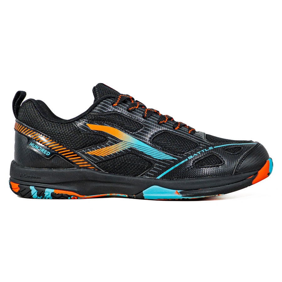 KING OF DRIBBLE Sepatu Badminton/Bulu Tangkis Hundred Battle HBFS-4M112-5 Original