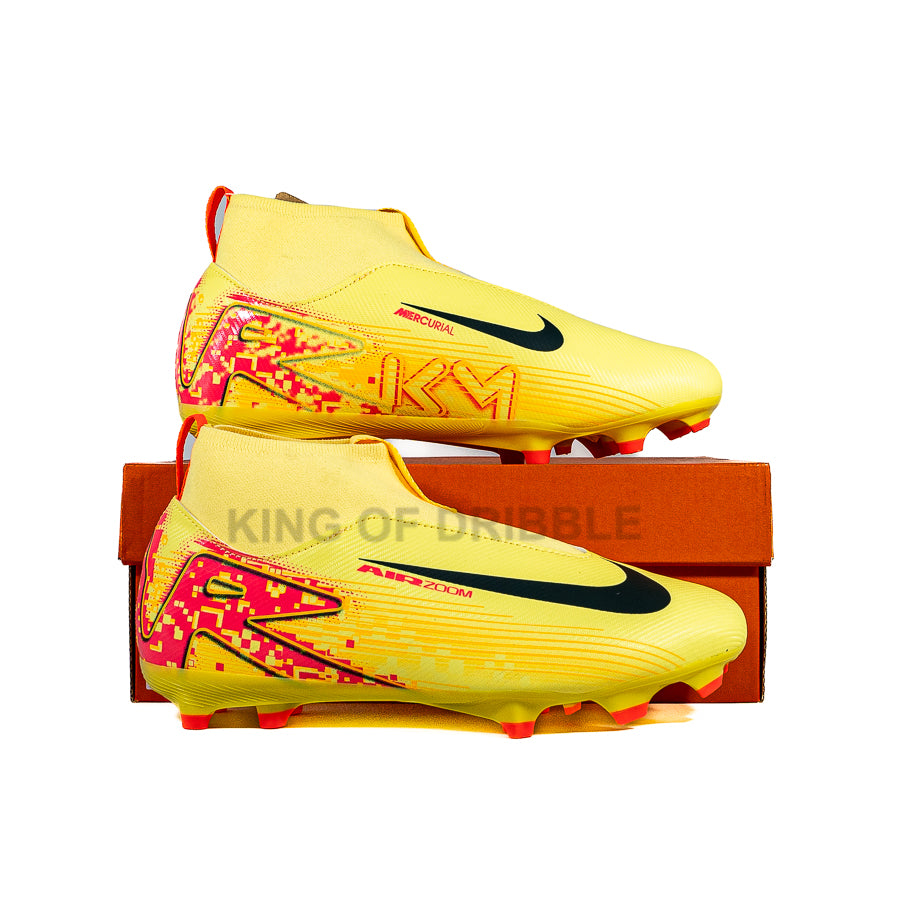KING OF DRIBBLE Sepatu Bola Anak Nike JR ZM Superfly 10 Academy KM FG/MG HF3417-800 Original