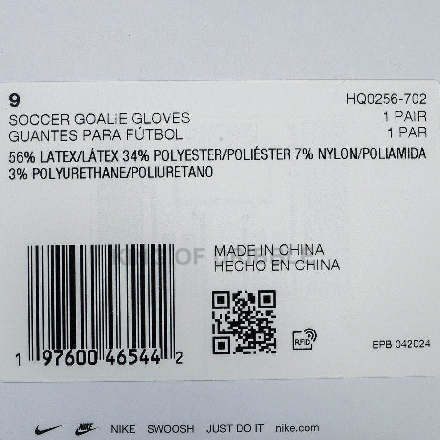 KING OF DRIBBLE Sarung Tangan Kiper Nike Gk Grip3 HQ0256-702 Original