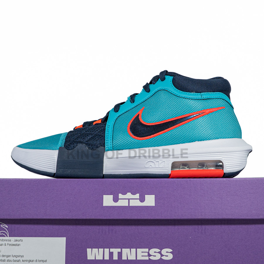 KING OF DRIBBLE Sepatu Basket Nike Lebron Witness VIII EP HQ2140-300 Original