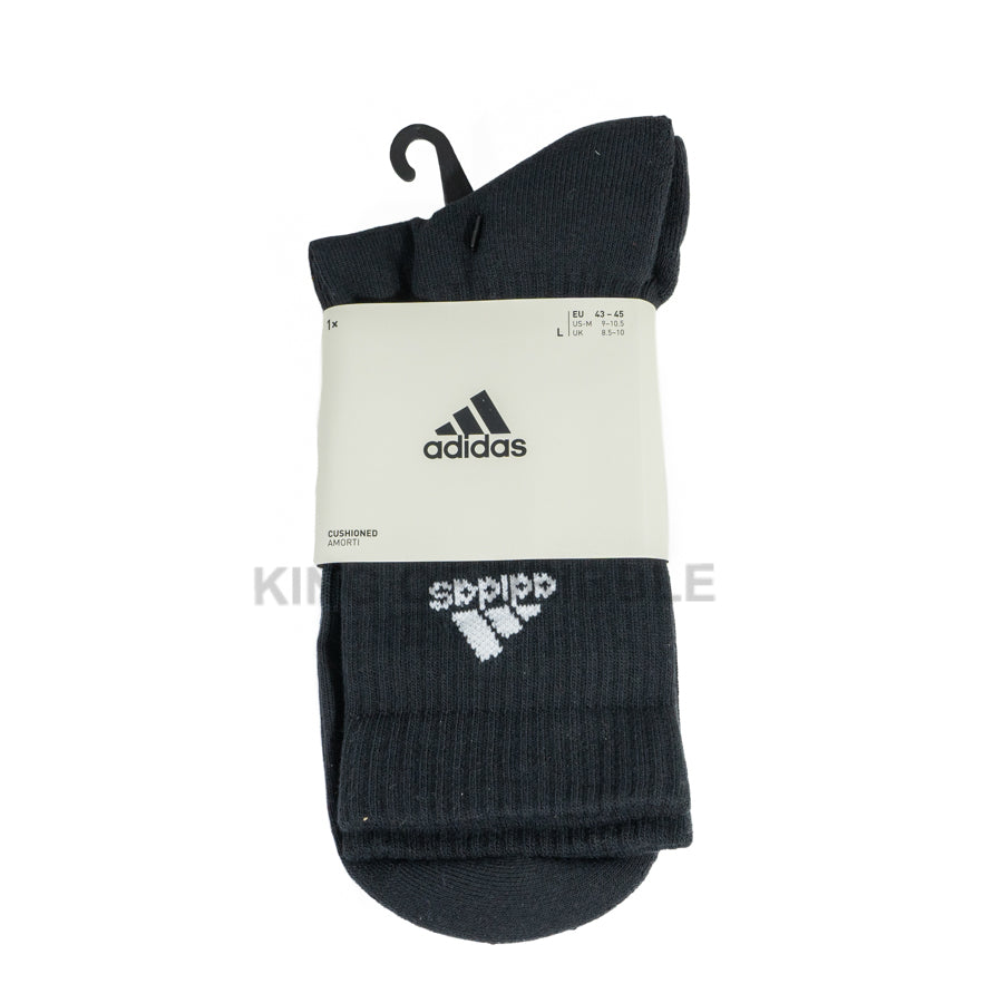 KING OF DRIBBLE Kaos Kaki Adidas Cushioned Sportswear Crew Socks IC1309 Original
