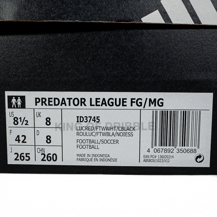 KING OF DRIBBLE Sepatu Bola Adidas Predator League FG/MG ID3745 Original